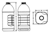 SURE GRIP SQUARE from Plastic Bottle Corporation